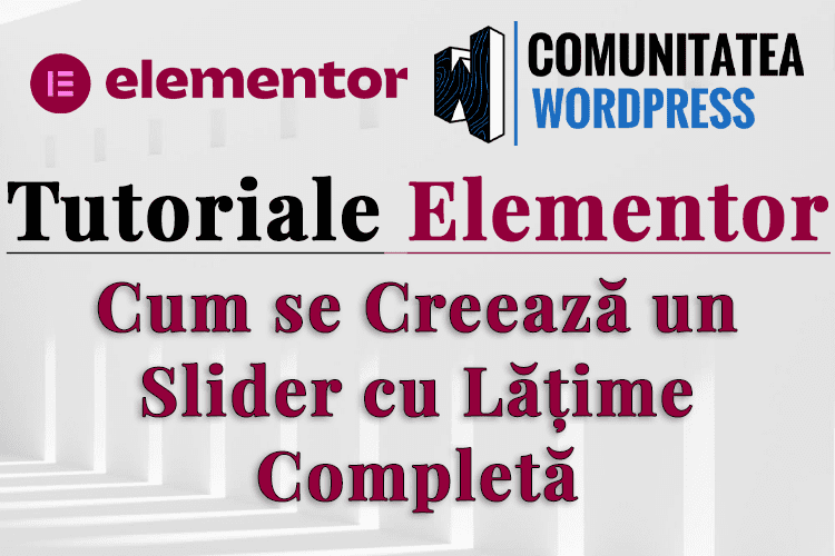 Cum se Creează un Slider cu Lățime Completă