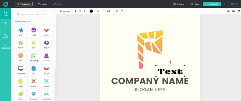 DesignEvo Review - Creator de logo gratuit