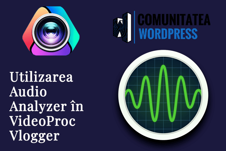 Utilizarea Audio Analyzer în VideoProc Vlogger
