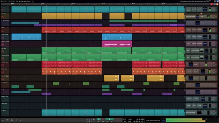 Tracktion Waveform - Cel Mai Bun Software de Producție Muzicală cu Caracteristici MIDI