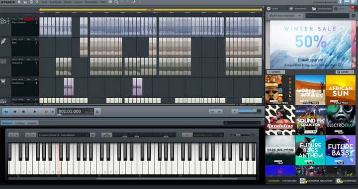 Magix Music Maker - Un Creator de Muzică Prietenos Pentru Începători pe Windows
