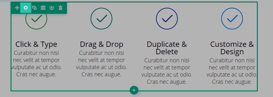 Setări rânduri