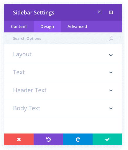 Opțiuni de Design Pentru Modulul Divi Sidebar