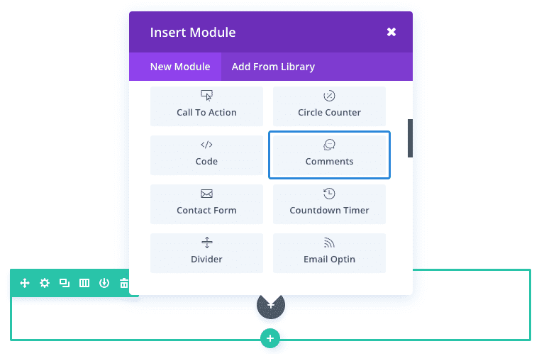 Adaugă Modulul de Comentarii Divi