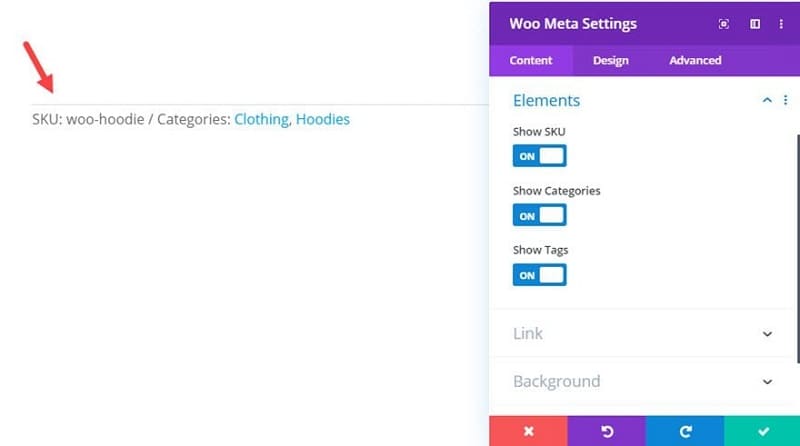 Modulul Woo Meta
