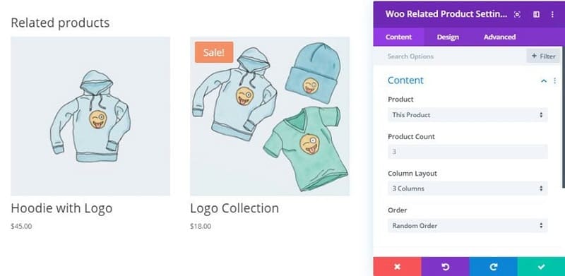 Modulul Woo Related Products