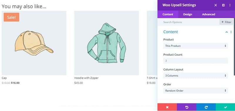 Modulul Woo Upsell