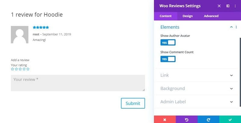 Modulul Woo Reviews