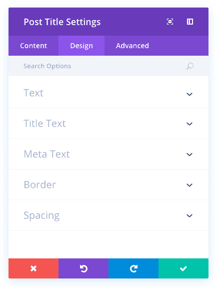Opțiuni de Design Pentru Modulul Titlu Post Divi