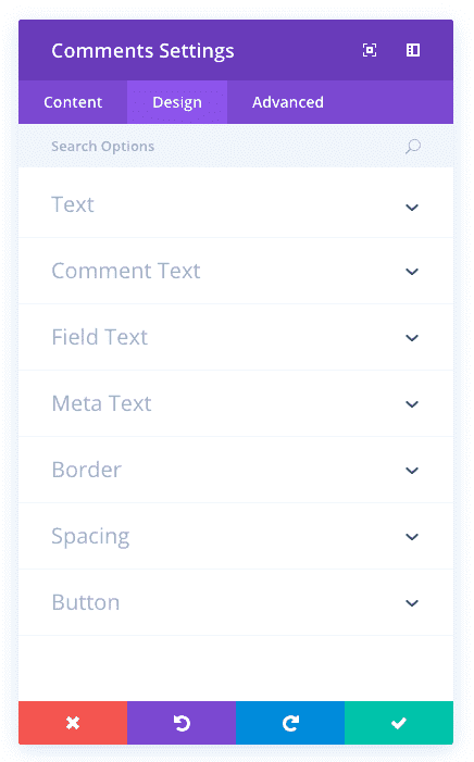 Opțiuni de Design Pentru Modulul de Comentarii Divi