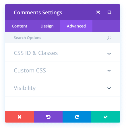 Opțiuni Avansate Pentru Modulul de Comentarii Divi