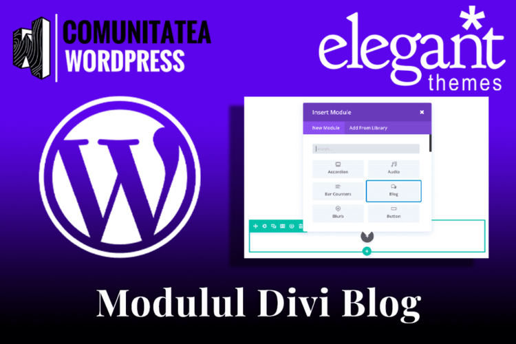 Modulul Divi Blog