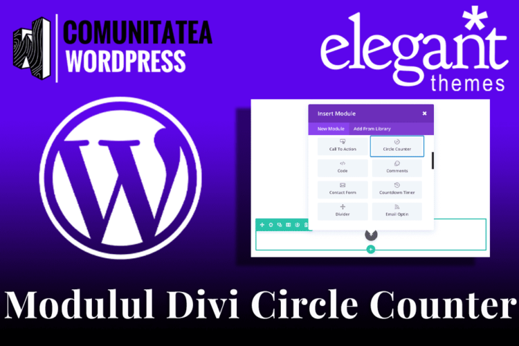 Modulul Divi Circle Counter