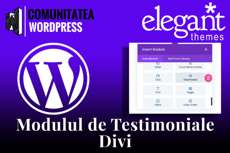 Modulul de Testimoniale Divi