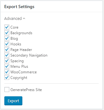 Exportați setările dvs.