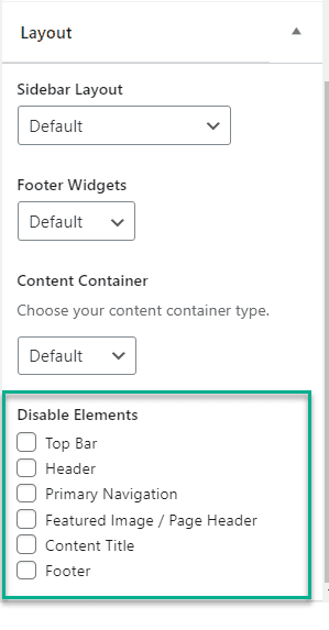 Suplimentul Disable Elements