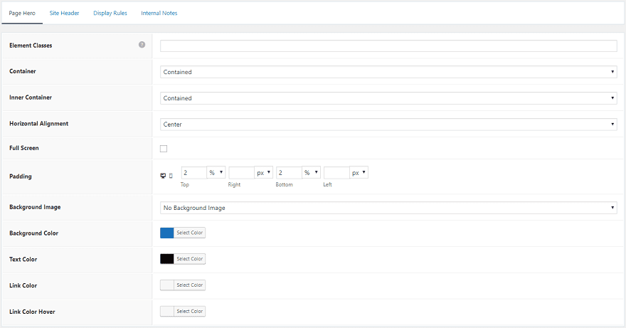 Opțiuni-1-Page Hero cu Descriere-Exemplu-4