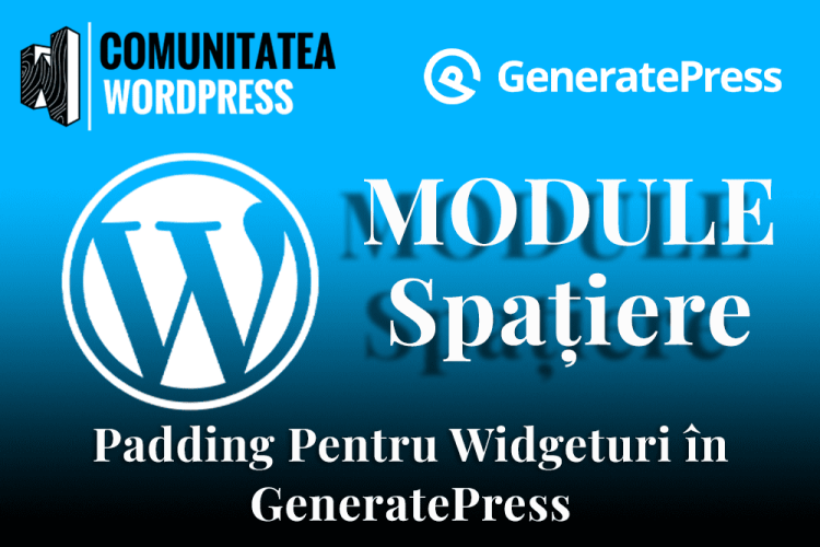 Padding Pentru Widgeturi în GeneratePress