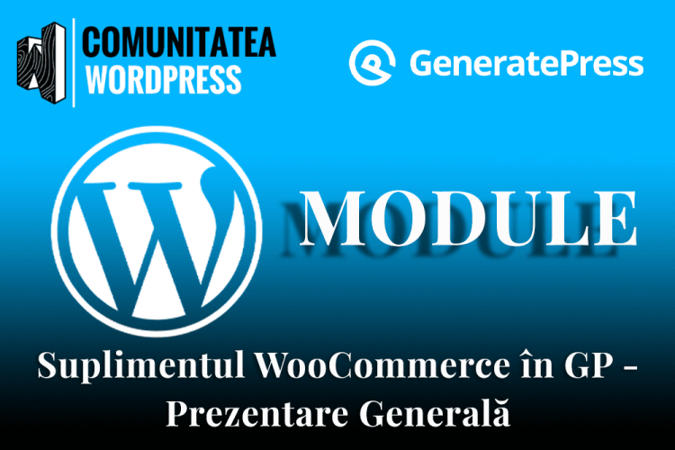 Suplimentul WooCommerce în GP - Prezentare Generală