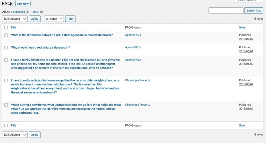 Dashboard Quick and Easy FAQs