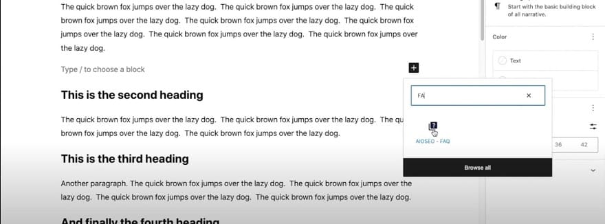 Setări FAQ AIIINONE