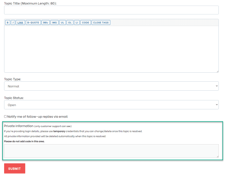Informație Privată