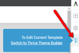Editorul Thrive Theme Builder