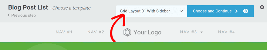 Alegeți și Continuați