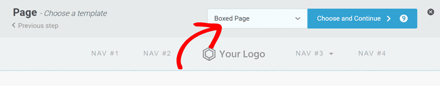 Alegeți și Continuați
