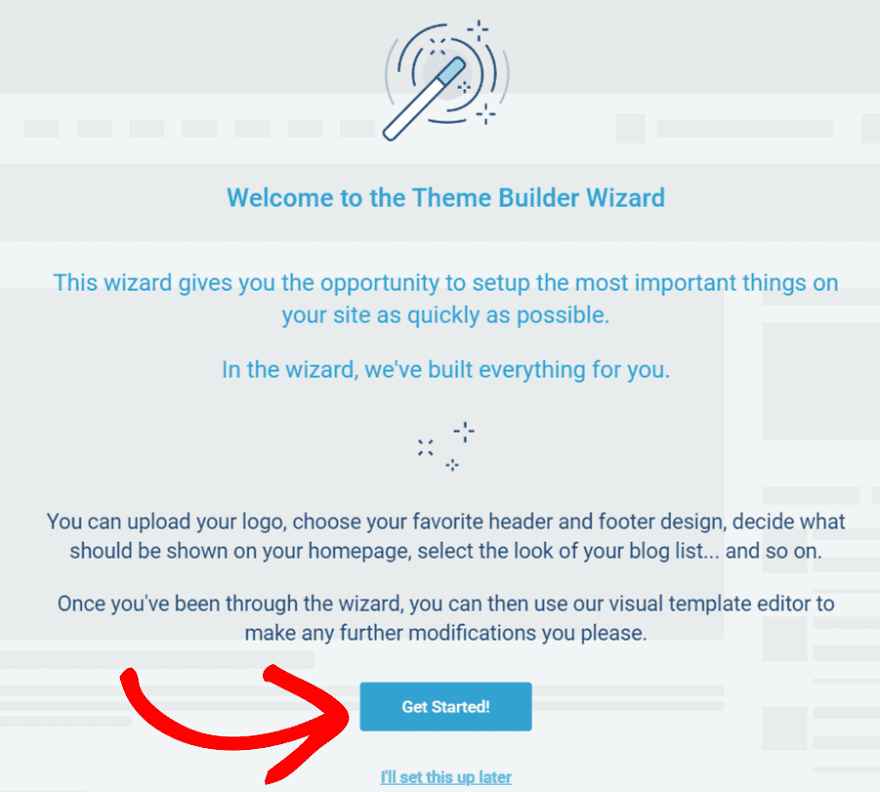 Clic pe butonul Începeți