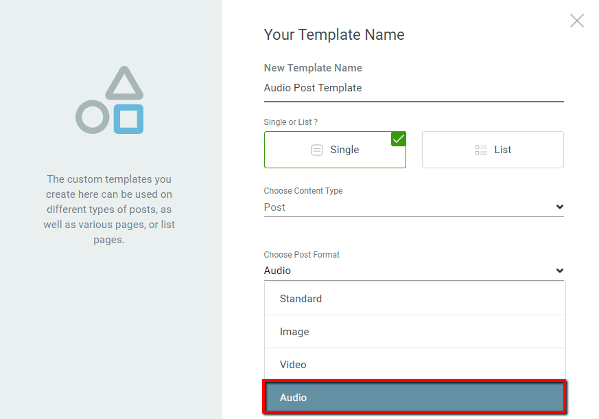 Editați o Postare Audio