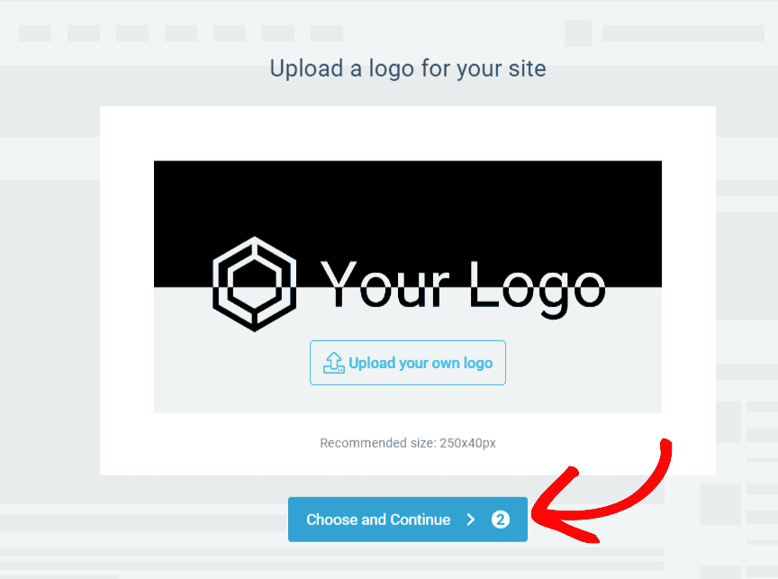 Logo-Alegeți și Continuați