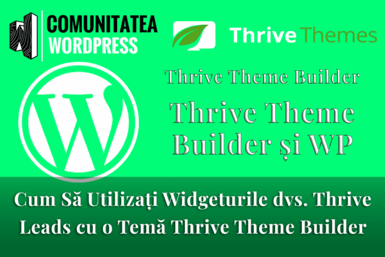 Cum Să Utilizați Widgeturile dvs. Thrive Leads cu o Temă Thrive Theme Builder