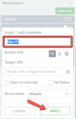 Faceți clic pe Aplicați