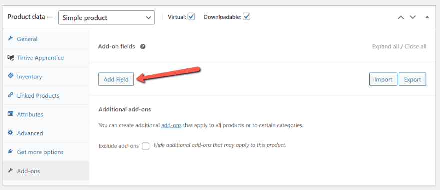 Creați câmpuri noi